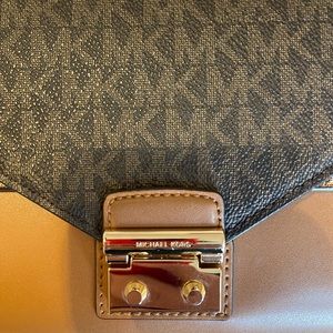 Michael Kors clutch with off shoulder straps